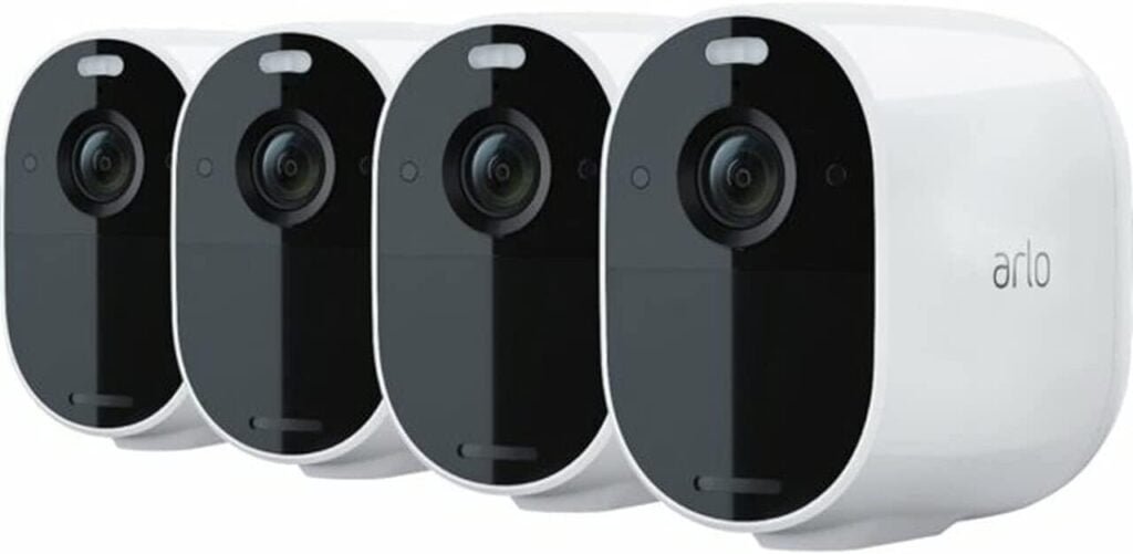 Arlo Pro 4 Spotlight Camera - 1 Pack - Wireless Security, 2K Video  HDR, Color Night Vision, 2 Way Audio, Direct to WiFi No Hub Needed, VMC4050P - White (Renewed)