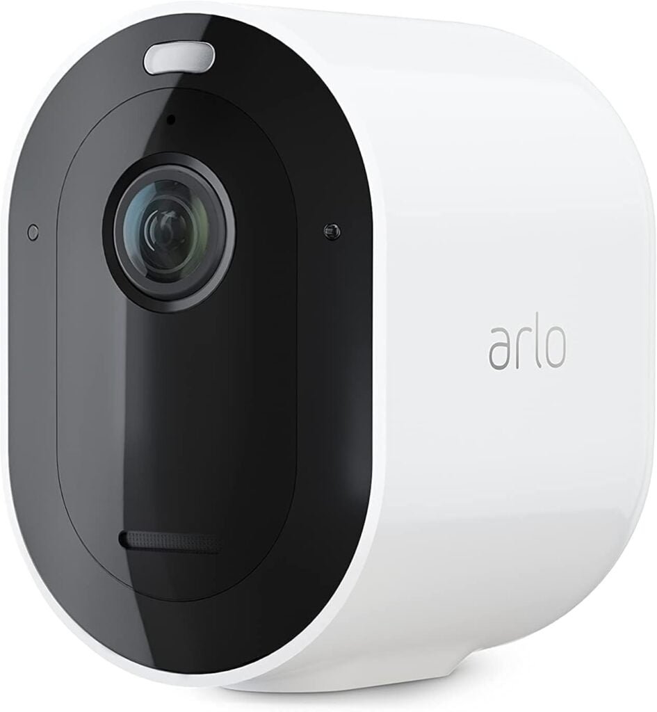 Arlo Pro 4 Spotlight Camera - 1 Pack - Wireless Security, 2K Video  HDR, Color Night Vision, 2 Way Audio, Direct to WiFi No Hub Needed, VMC4050P - White (Renewed)