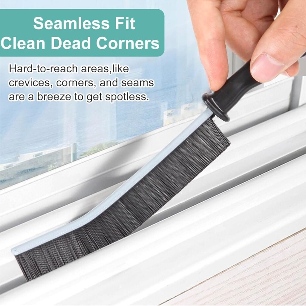 Crevice Cleaning Brush，Hard-Bristled Crevice Cleaning Brush，2024 New Multifunctional Gap Cleaning Brush Tool，Dead Corners Brushes for Bathroom Kitchen Tiles Window Door Slots，3pcs