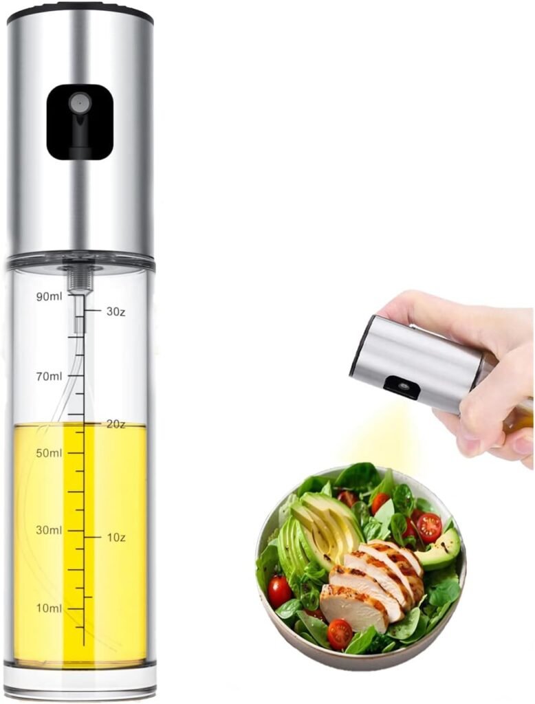 Oil Sprayer for Cooking,100ml Oil Sprayer for Air Fryer, Salad,BBQ,Roasting