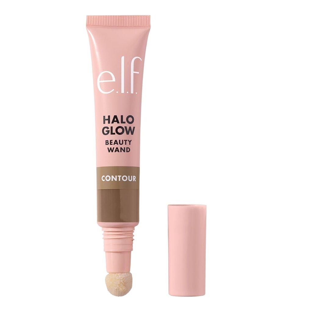 e.l.f. Halo Glow Contour Beauty Wand, Liquid Contour Wand For A Naturally Sculpted Look, Buildable Formula, Vegan  Cruelty-free, Fair/Light