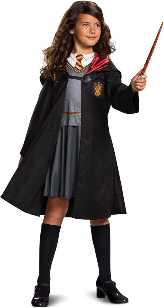 Hermione Granger Costume, Official Harry Potter Wizarding World Outfit for Kids, Classic Childrens Size