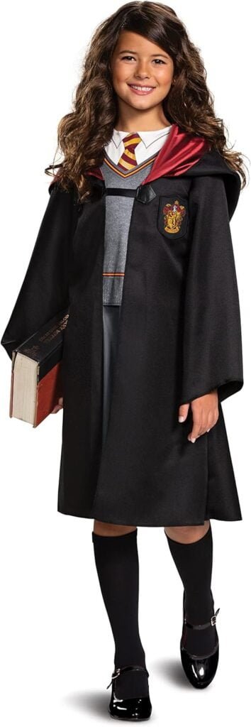 Hermione Granger Costume, Official Harry Potter Wizarding World Outfit for Kids, Classic Childrens Size