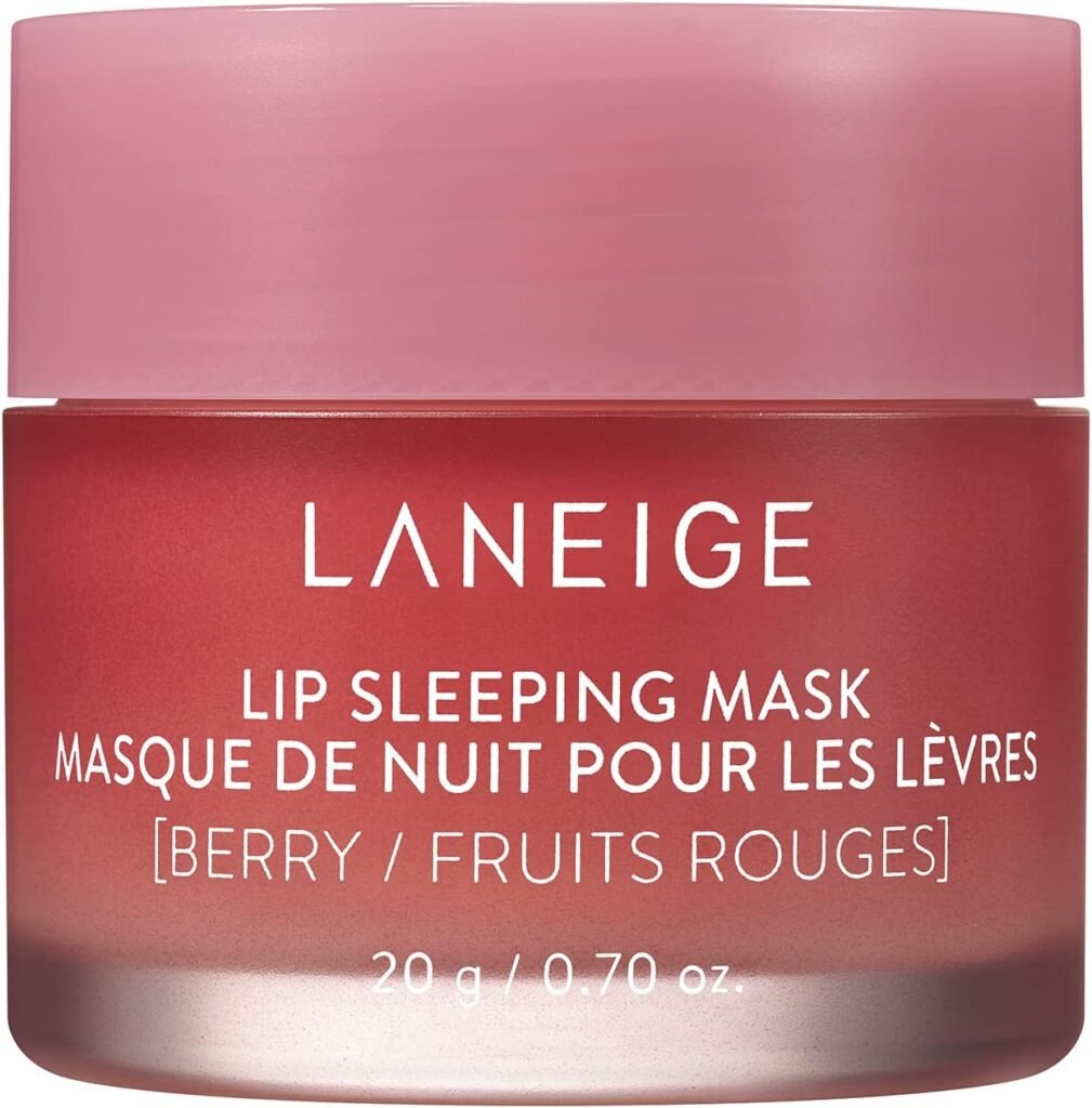 LANEIGE Lip Sleeping Mask: Nourish, Hydrate, Vitamin C, Murumuru  Shea Butter, Antioxidants, Flaky, Dry Lips