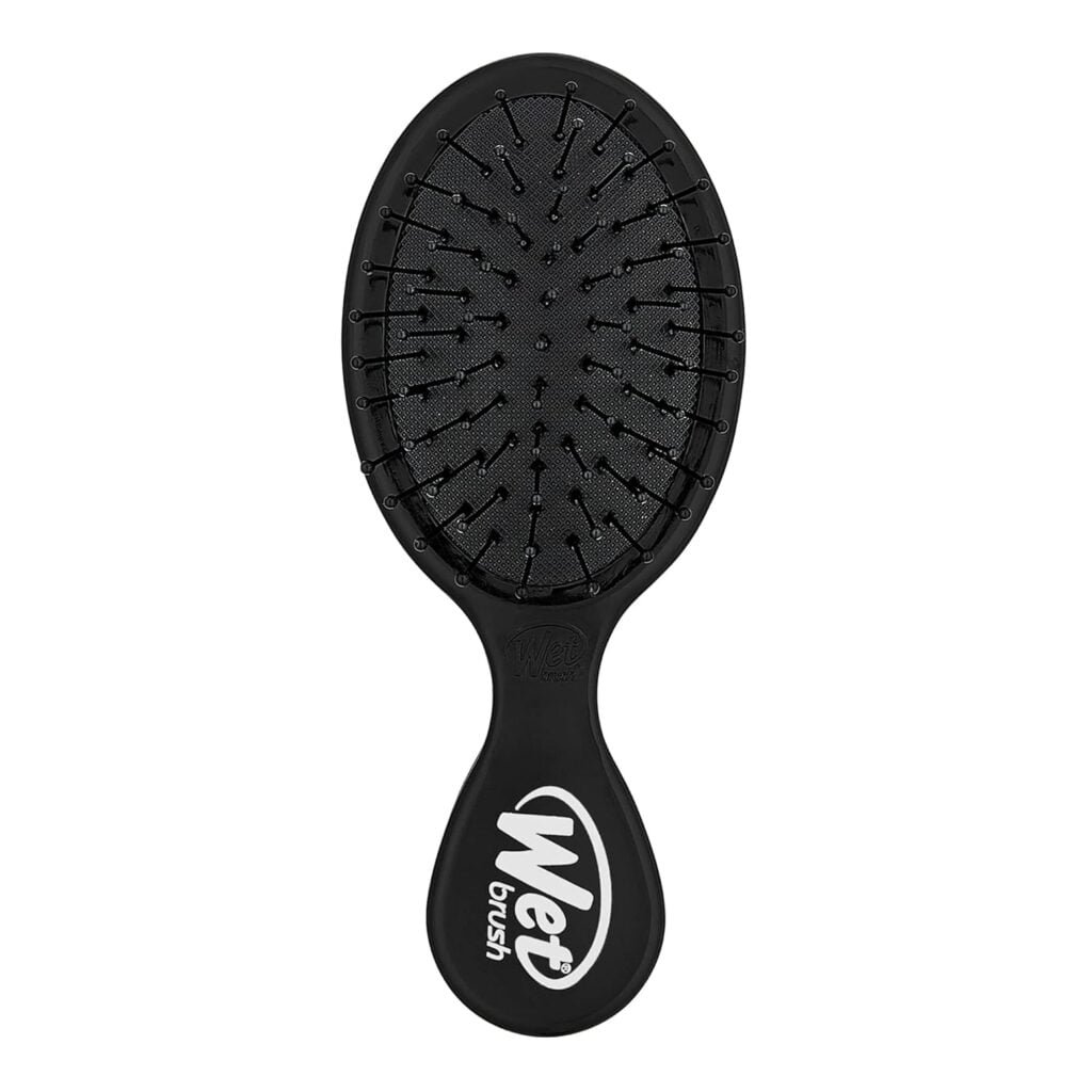 Wet Brush Mini Detangler Hair Brush, Purple (Desert Afterglow) - Detangling Travel Hair Brush - Ultra-Soft IntelliFlex Bristles Glide Through Tangles with Ease - Pain-Free - All Hair Types