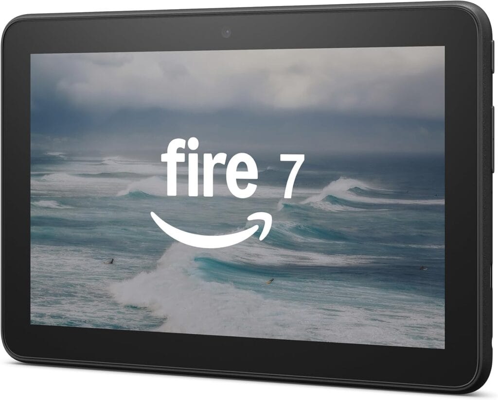 Amazon Fire 7 tablet (newest model) 7” display, read and watch, under $80 with 10-hour battery life, 32 GB, Black