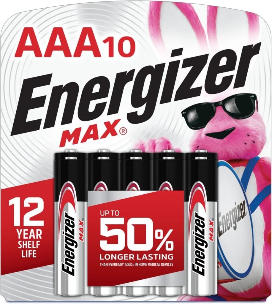 Energizer MAX AAA Batteries (12 Pack), Triple A Alkaline Batteries