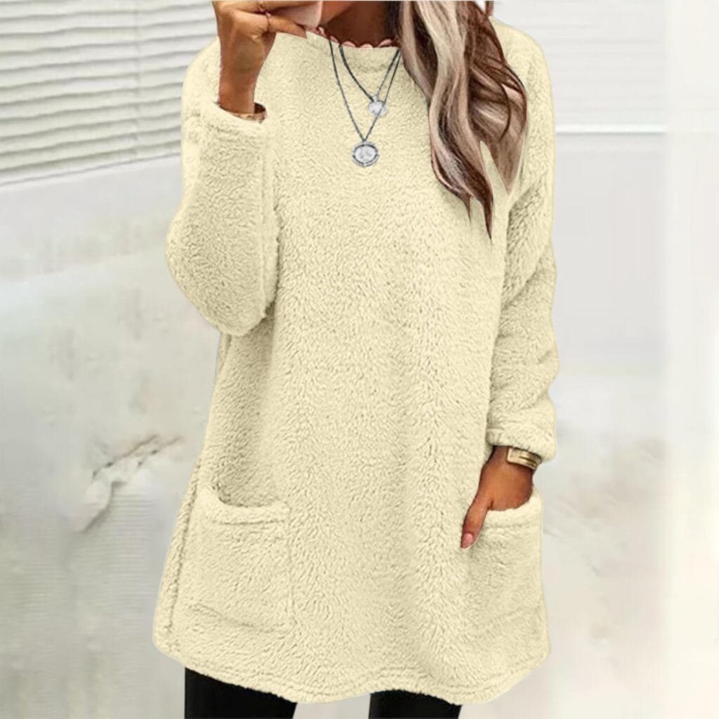 Womens Winter Coats Plus Size Sweaters Cute Tops with Pockets Warm Sweater Tops Trench Pullover Sweaters for Women