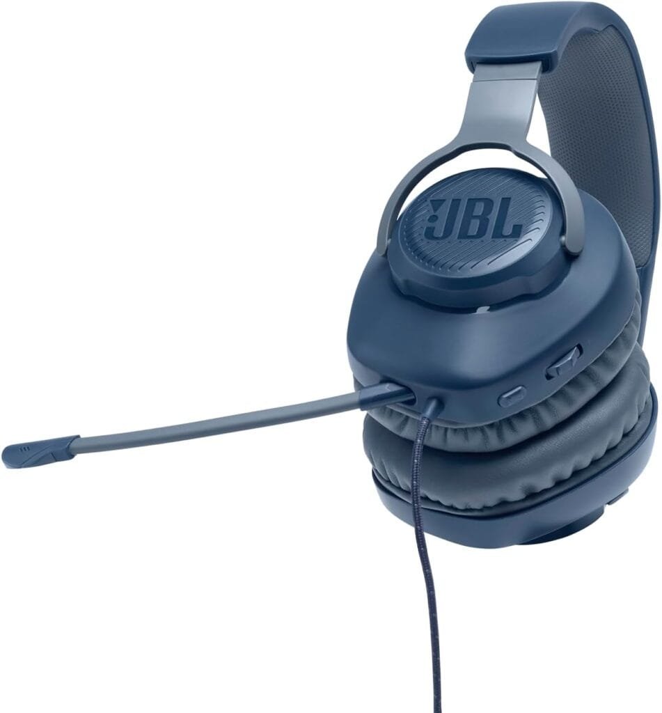 JBL Quantum 100 - Wired Over-Ear Gaming Headphones - Black, Large