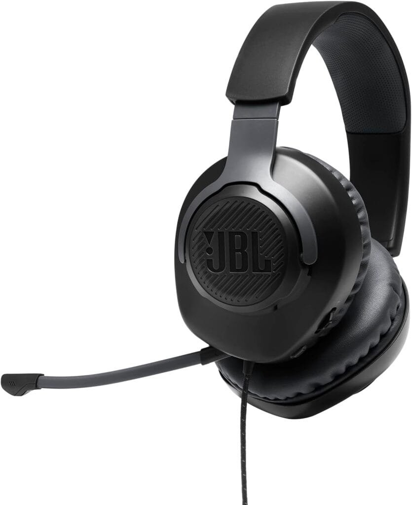 JBL Quantum 100 - Wired Over-Ear Gaming Headphones - Black, Large