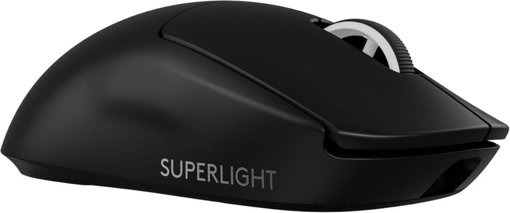 Logitech G PRO X SUPERLIGHT 2 LIGHTSPEED Wireless Gaming Mouse, 8K Polling, Lightweight, LIGHTFORCE Hybrid Switches, HERO 2 Sensor, 888 IPS, 44,000 DPI, 5 Programmable Buttons,USB-C Charging, PC  Mac