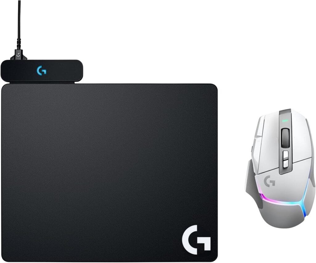 Logitech G502 X Plus Lightspeed Wireless Optical Mouse - LIGHTFORCE hybrid switches, LIGHTSYNC RGB, HERO 25K gaming sensor, compatible with PC - macOS/Windows - Black