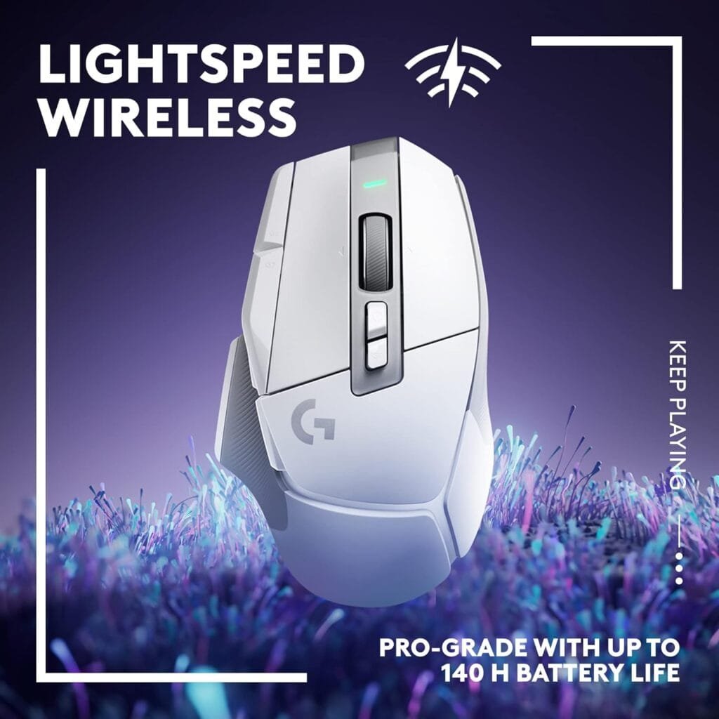 Logitech G502 X Plus Lightspeed Wireless Optical Mouse - LIGHTFORCE hybrid switches, LIGHTSYNC RGB, HERO 25K gaming sensor, compatible with PC - macOS/Windows - Black