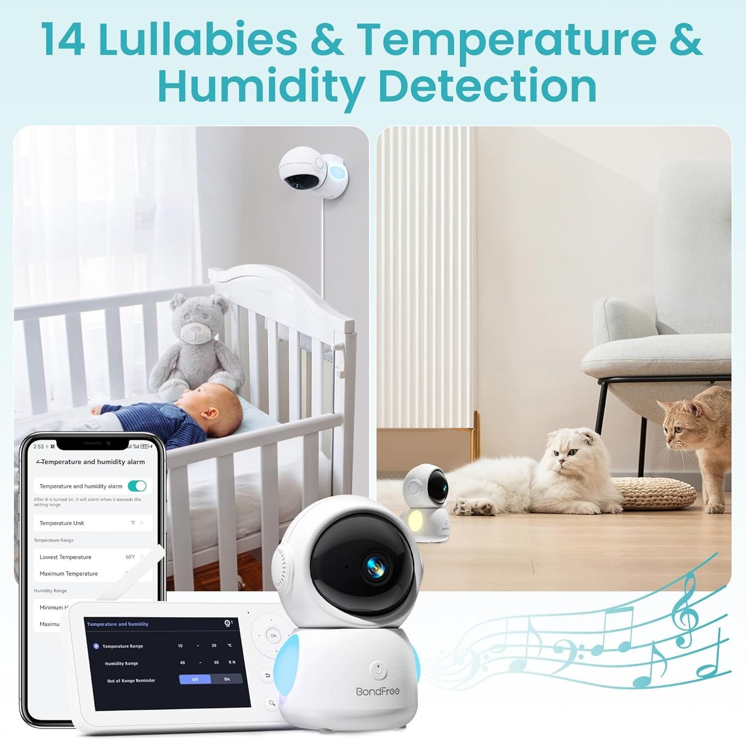 BondFree 2K Baby Monitor with 2 Cameras Review