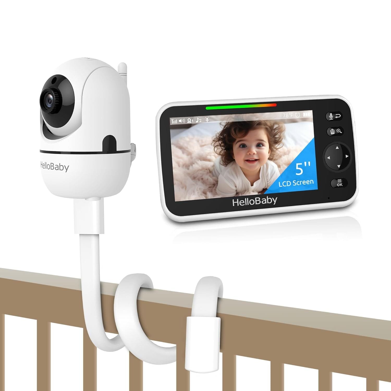 HelloBaby Wall Mounted Baby Monitor Review